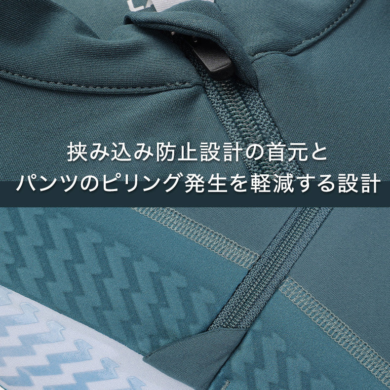 LAMEDA サイクルジャージ 長袖 薄手 Wingバイカラー【メーカー在庫】