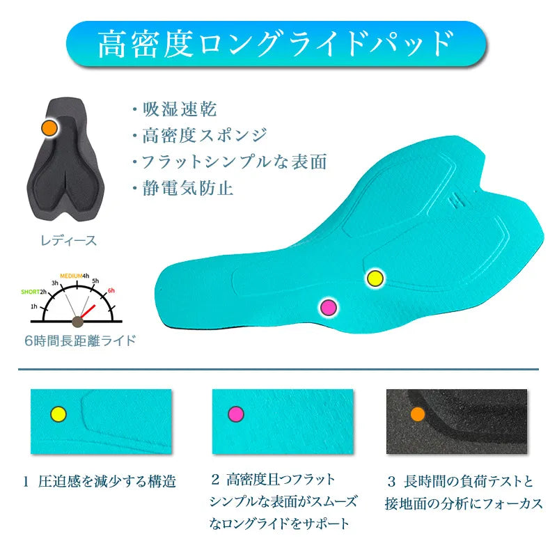 LAMEDA ビブショーツ レディース Jade