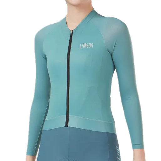 LAMEDA サイクルジャージ 長袖 薄手 夏 レディース Rainbow【メーカー在庫】