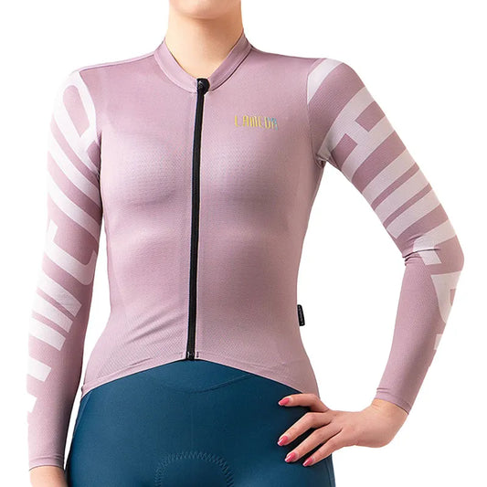 LAMEDA サイクルジャージ 長袖 薄手 夏 レディース Phantatosロゴ【メーカー在庫】